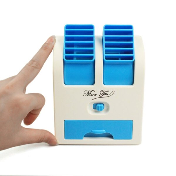 Dual Bladeless Mini Air Conditioner (Multicolor) - Image 2