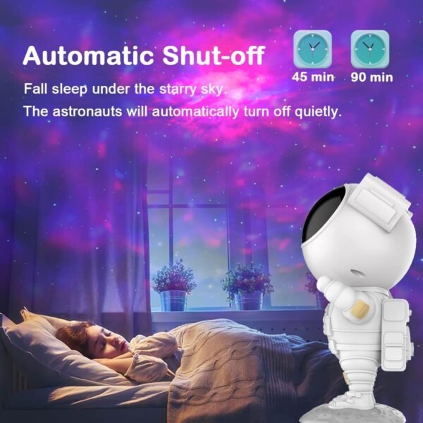 Astronaut Starry Projector 360° Adjustable Galaxy Space Projector Light with Remote Control - Image 6