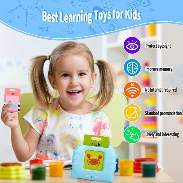 Talking Flash Cards Learning Toys for 2 to 6 Years (120 Cards, 240 Words) - Image 9