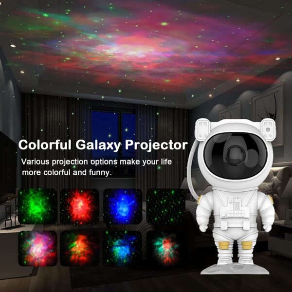 Astronaut Starry Projector 360° Adjustable Galaxy Space Projector Light with Remote Control - Image 4