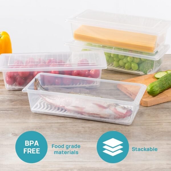 Fridge Storage Containers – Set of 6, 1500ml - Image 4