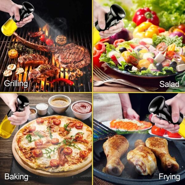 Oil Spray Glass Bottle 210Ml For Air Fryer Salad Making - Image 2